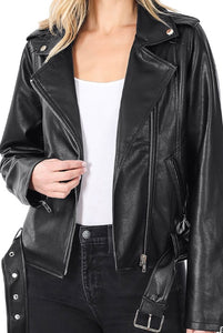 Moto Belted Jacket