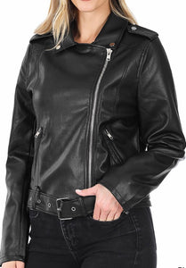 Moto Belted Jacket